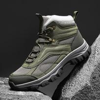 2025 Mid-top Outdoor Hiking Shoes, Large Sizes 39-47, Casual Sport Style 43 armijos žalia spalva