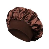 Practical Large Satin Bonnet Silk Bonnet Hair Wrap for Sleeping Sleep Cap with Elastic Soft Band Big Bonnets for Women Hair Care ruda