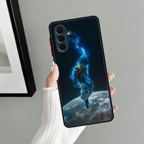 Dragon Ball Space Goku Back Phone Cover Case for Samsung Galaxy A35 A36 A25 A26 A54 A53 A52 A56 A24 A21s A34 A22 A73 Galaxy A21s