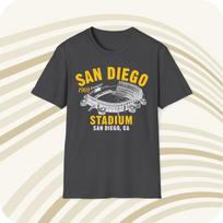 San Diego Stadium 1969 Classic Cut Baseball T shirt - San Diego Padres 2XL