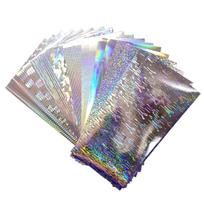18Pcs Holographics Adhesive Film Flashing Lure Tape Flashing Artificial Fish Skin Jig Stickers for Fishing Lure Make 1