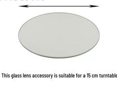 Automatic Rotating HD Glass Mirror Display Stand for Models and Ornaments gray