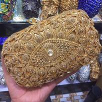 Blue/Black Diamond Women Evening Bag High-End  Party Prom Rhinestone Handbags Formal Eye Clutches Luxury Crystal Dinner Purses 18cmX12cmX6cm