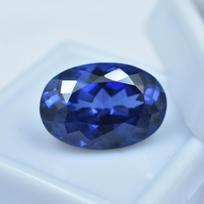 Extremely Dark Blue Tanzanite Oval Cut Natural 11.80 Ct Loose Gemstone CERTIFIED 15.7 mm approx tamsiai mėlyna spalva