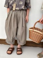 Children Pants  Summer Solid Color Loose Cropped Pants for Boys and Girls Baby Bloomers Wide-leg Pants. 90