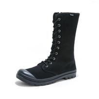 Men's Casual Canvas Boots  Autumn High Top Boots Fashion Outdoor Non-slip Hiking Boots Men Lace Up Casual Ankle Botas 39