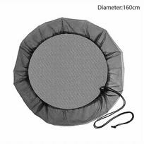 160cm Diameter Anti-Mosquito Mesh Cover for Rain Barrel Water Collection Bucket Netting Cover