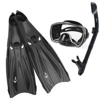 Yon Sub TPR Freediving Snorkeling Fins Unisex Adult Swimming Flippers Black Pool Dive Training EU 38-39