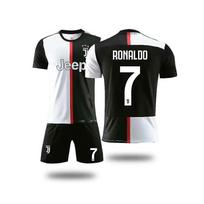 Juventus 2019/20 Namų Ronaldo Nr.7 Futbolo marškinėlių rinkiniai vaikams ir suaugusiems