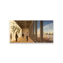 Edward Hopper ankstyvas sekmadienio rytas Drobės spaudinys Modernaus meno plakatas The Whitney kolekcijos Atnaujinti nuo 1900 iki 1965 m. Spaudiniai 30X60CM No Framed black