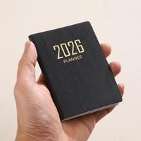 A7 2026 Anglų planuotojo knygelė Mini nešiojama kišeninė dieninio tvarkaraščio knygelė 60 lapų 120 puslapių Plonas savaitinis kalendorius Žurnalas Darbotvarkė A1