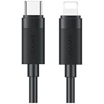 Kabelis USAMS U94 30W USB-C į Lightning 1m juodos spalvos