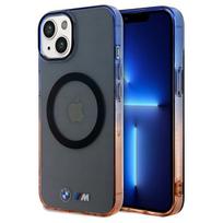 Dėklas BMW BMHMP15MHTGE iPhone 15 Plus   14 Plus 6.7″ pilkas kietas dėklas Gradient Bumper MagSafe