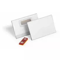 Durable 824419 Kortelės laikiklis Plastikinis Horizontalus 9x5,4 cm