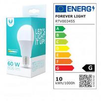 TelForceone LED lemputė E27 A60 10W 230V 3000K 806lm Forever Light
