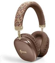 Guess „Bluetooth“ ausinės su lankeliu GUBHK1GCTCSW rudos spalvos Gcube Metallic Script Logo