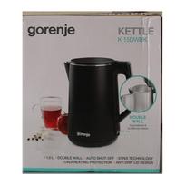 Gorenje SALE OUT.  |  Kettle | K15DWBK | Electric | 2200 W | 1.5 L | Stainless steel | 360° rotational base | Black | DAMAGED PACKAGING, SCRATCHED | K15DWBKSO | 2000001327203