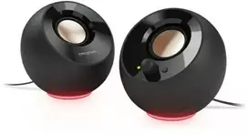 Kompiuterio kolonėlės Creative Głośniki do komputera 2.0 Pebble SE USB-C su podświetleniem RGB