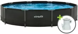 Apvalus baseinas VIRTUFIT 305 cm su filtravimo siurbliu