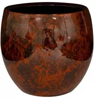 Ter Steege Keraminis vazonas KAE, apvalus, rudas, 17 x 13(A) cm