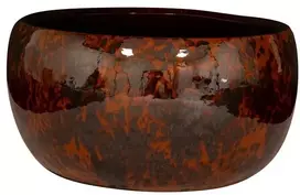 Ter Steege Keraminis vazonas KAE, apvalus, rudas, 22 x 13(A) cm