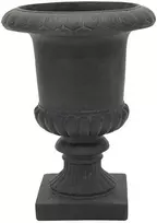 Mega Keraminė vaza Clayfibre, apvali, tams.pilka, 50 x 68(A) cm