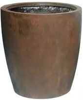 Mega Keraminis vazonas Texas, apvalus, rudas, 50 x 56(A) cm
