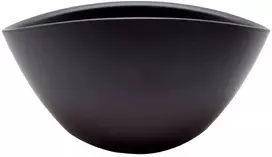 Pot&Deco Keraminis vazonas GABRIELLE, ovalus, juodas, 21x14 x 10,5(A) cm