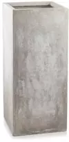 POLNIX Keraminis vazonas ECOLITE, kvadratinis, smėlinis, 28 x 60(A) cm