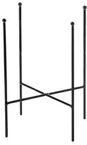 POLNIX Stovas vazonui ACCESSORY, metalinis, juodas, 15 x 19(A) cm