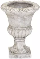 Mega Keraminė vaza Elvira, apvali, balta, 20 x 27(A) cm