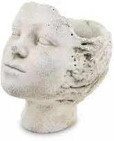 Art-Pol Keraminis vazonas, ovalus, pilkas, 20x14 x 20(A) cm