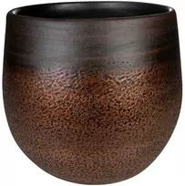 Ter Steege Keraminis vazonas MYA, apvalus, rudas, 18 x 16(A) cm