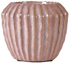 Pot&Deco Keraminis vazonas NOLANA, apvalus, rožinis, 14 x 12(A) cm