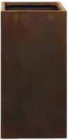 Ter Steege Keraminis vazonas STATIC, kvadratinis, rudas, 28 x 55(A) cm