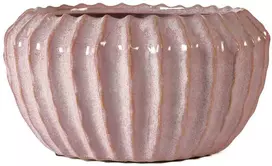 Pot&Deco Keraminis vazonas NOLANA, apvalus, rožinis, 21,5 x 11,5(A) cm