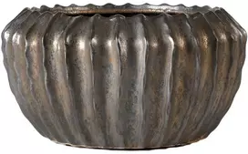 Pot&Deco Keraminis vazonas NOLANA, apvalus, rudas, 21,5 x 11,5(A) cm