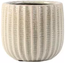 Pot&Deco Keraminis vazonas, apvalus, žalias, 8 x 7,5(A) cm