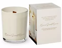 Mondex Kvapioji žvakė stiklinėje HOME SWEET HOME 240g sojų