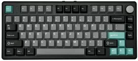 Klaviatūra mechaninė Epomaker TH80 V2 Pro Sea Salt Silent V2 Switch juoda/juodas