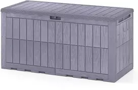 Promotions Lauko saugojimo dėžė 455L 145x70x60 cm tamsiai ruda