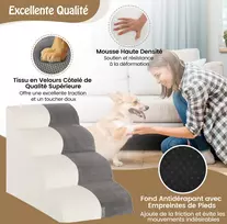 Promotions Šunų laipteliai 4 pakopų 72x41x51 cm pilki