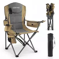 Lauko baldų komplektas Promotions Sulankstomas stovyklavimo kėdė 94x52x104 cm žalia