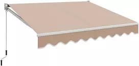 Promotions Ištraukiama terasos markizė 244x198 cm, smėlio spalvos