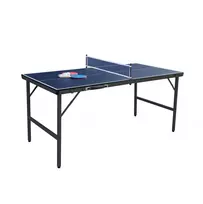 Promotions Sulankstomas stalo teniso stalas 152,5x76x71 cm mėlynas/juodas