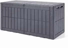 Promotions Lauko dėžė terasai 132x61x63,5 cm tamsiai ruda