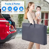 Promotions Kūdikių lovelė 3-in-1 su čiužiniu ir nešimo krepšiu 83x48x67-80 cm tamsiai pilka