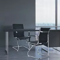 Promotions Biuro kėdės 6 vnt. 54x63x92 cm juodos spalvos
