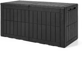 Promotions Lauko dėžė terasai 132x61x63,5 cm tamsiai ruda