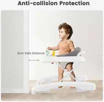 Promotions Sulankstomas vaikštynės kūdikiams, reguliuojamo aukščio 46-50 cm, 70x59x50 cm, pilkas